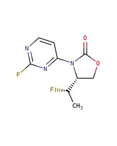 Astatech (R)-4-((S)-1-FLUOROETHYL)-3-(2-FLUOROPYRIMIDIN-4-YL)OXAZOLIDIN-2-ONE; 5G; Purity 97%; MDL-MFCD30609553